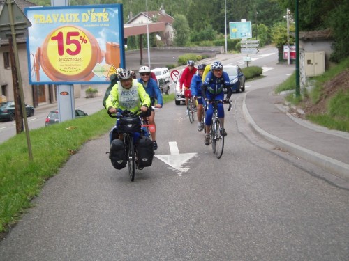 Arrivée à Saint-Julien-en-Genevois
